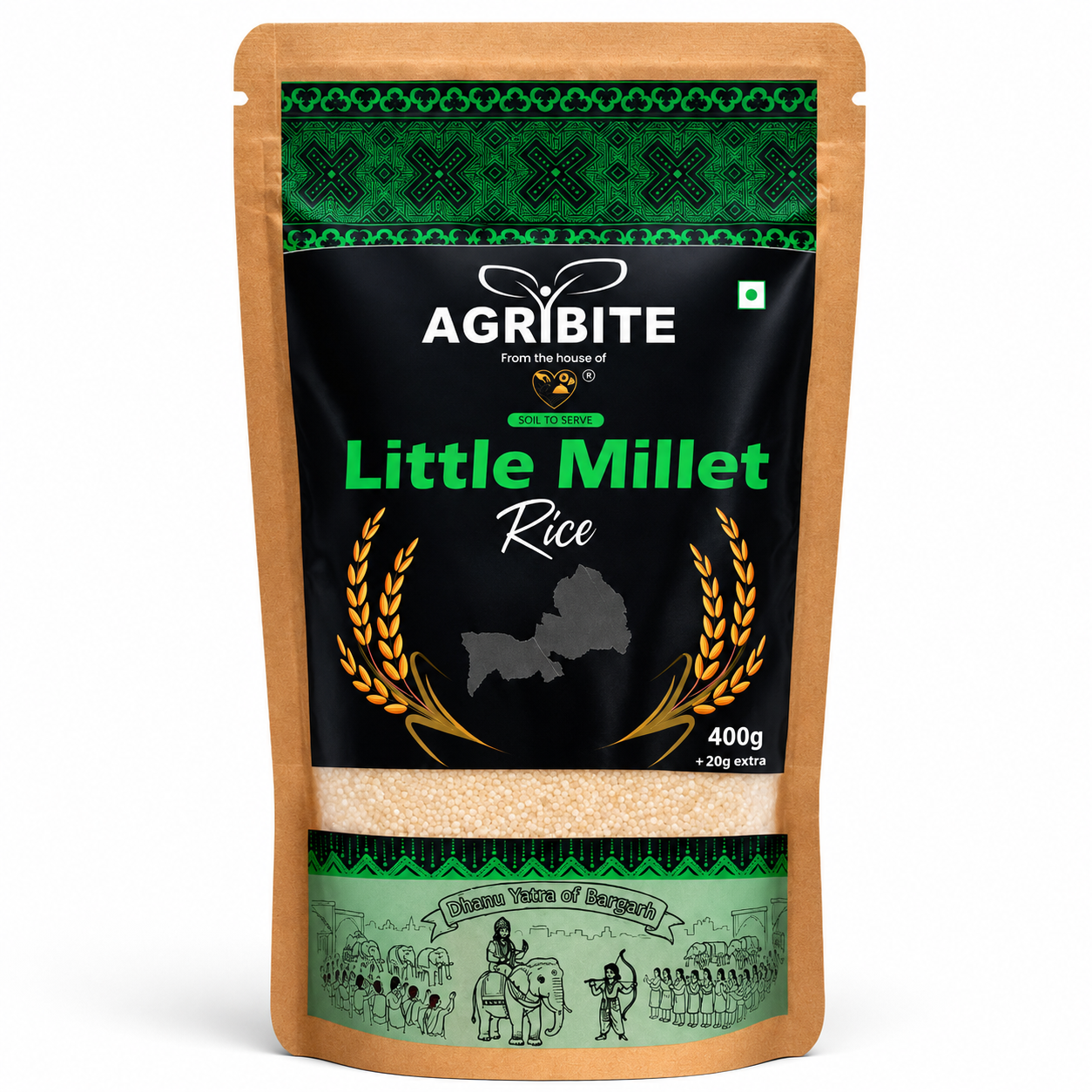 Agribite Little Millet Rice from the farmer of Bargarh