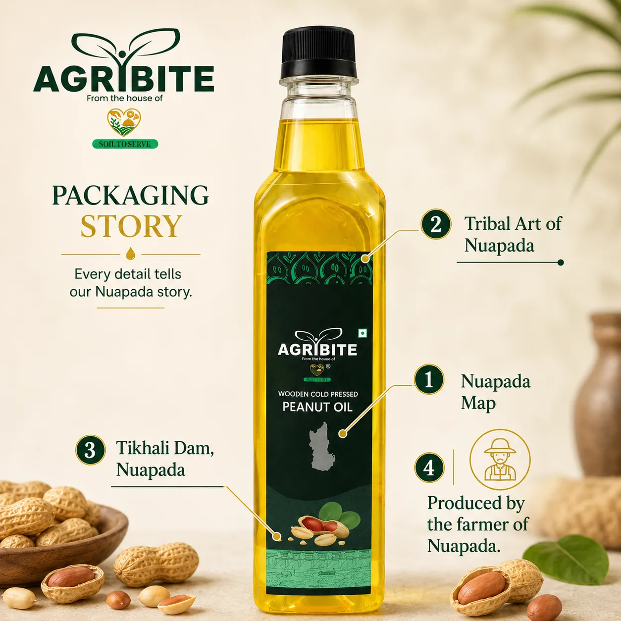 Agribite Peanut Oil from the Farmer of Nuapada - Image 6