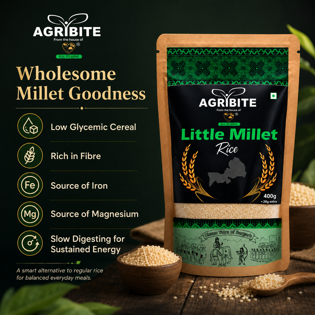 Agribite Little Millet Rice from the farmer of Bargarh - Image 6