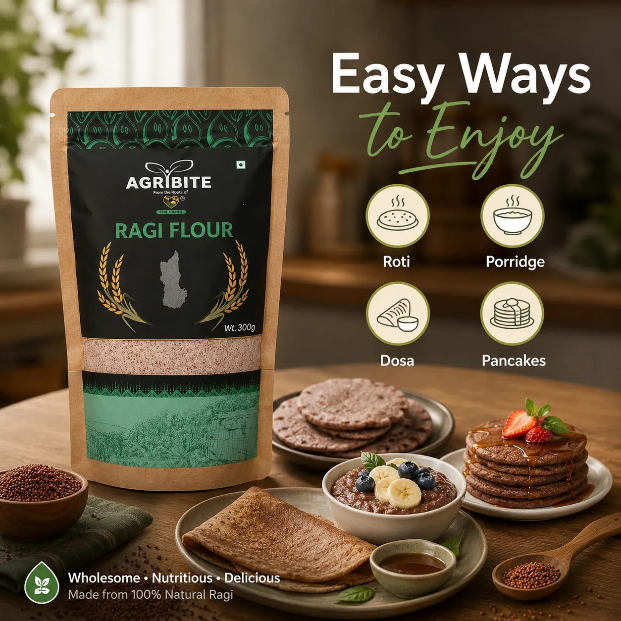 Agribite Ragi Flour from the farmer of Nuapada - Image 7