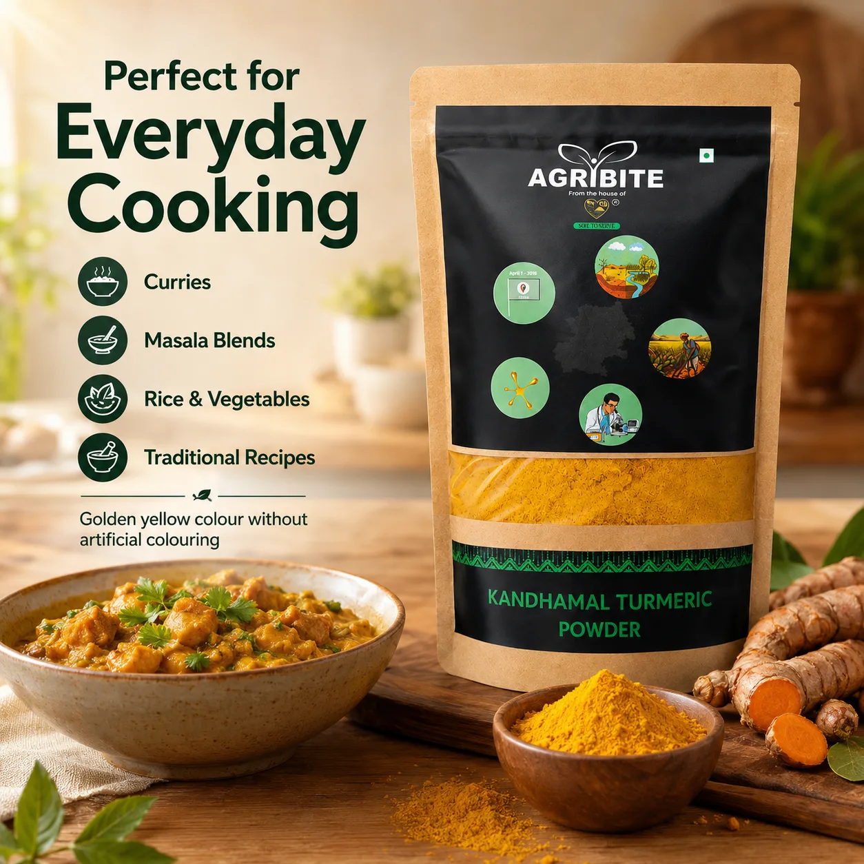 Agribite Kandhamal Turmeric Powder - Image 7